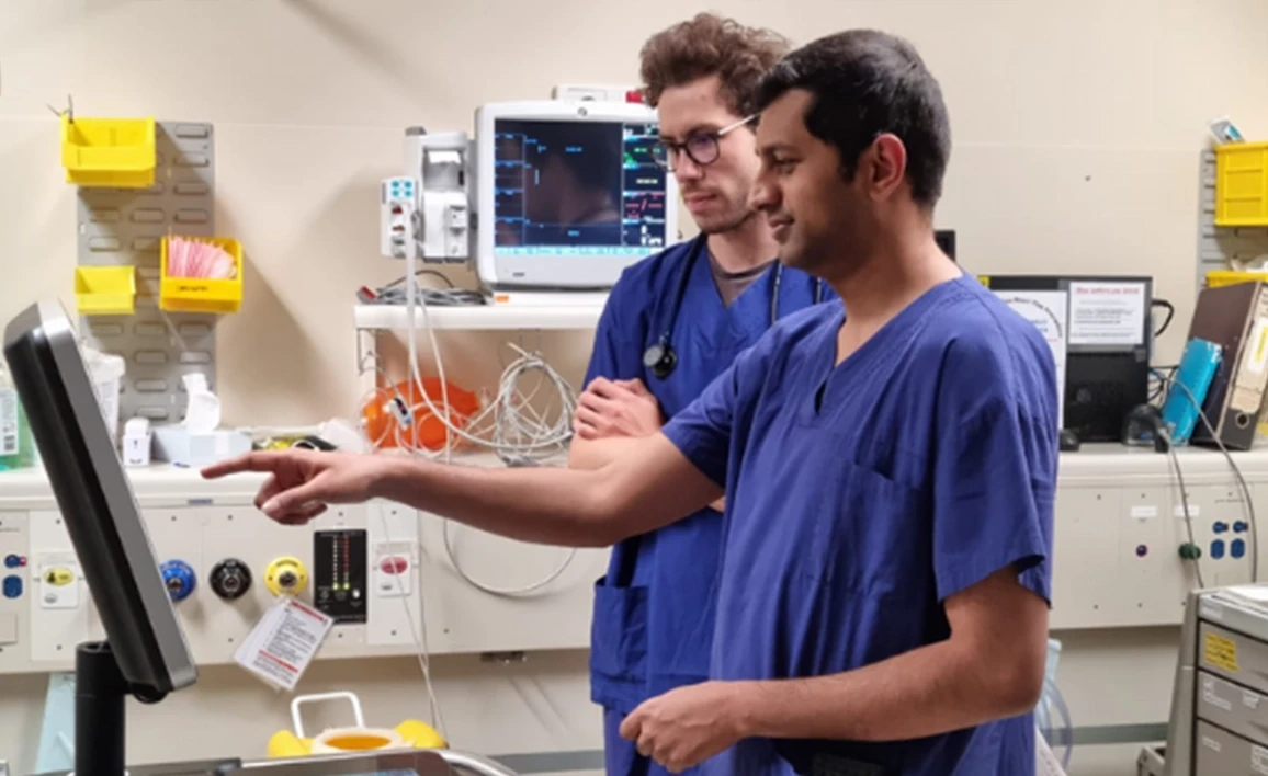 Dr Gordon Chapman and Dr Kiran Venkatesulu