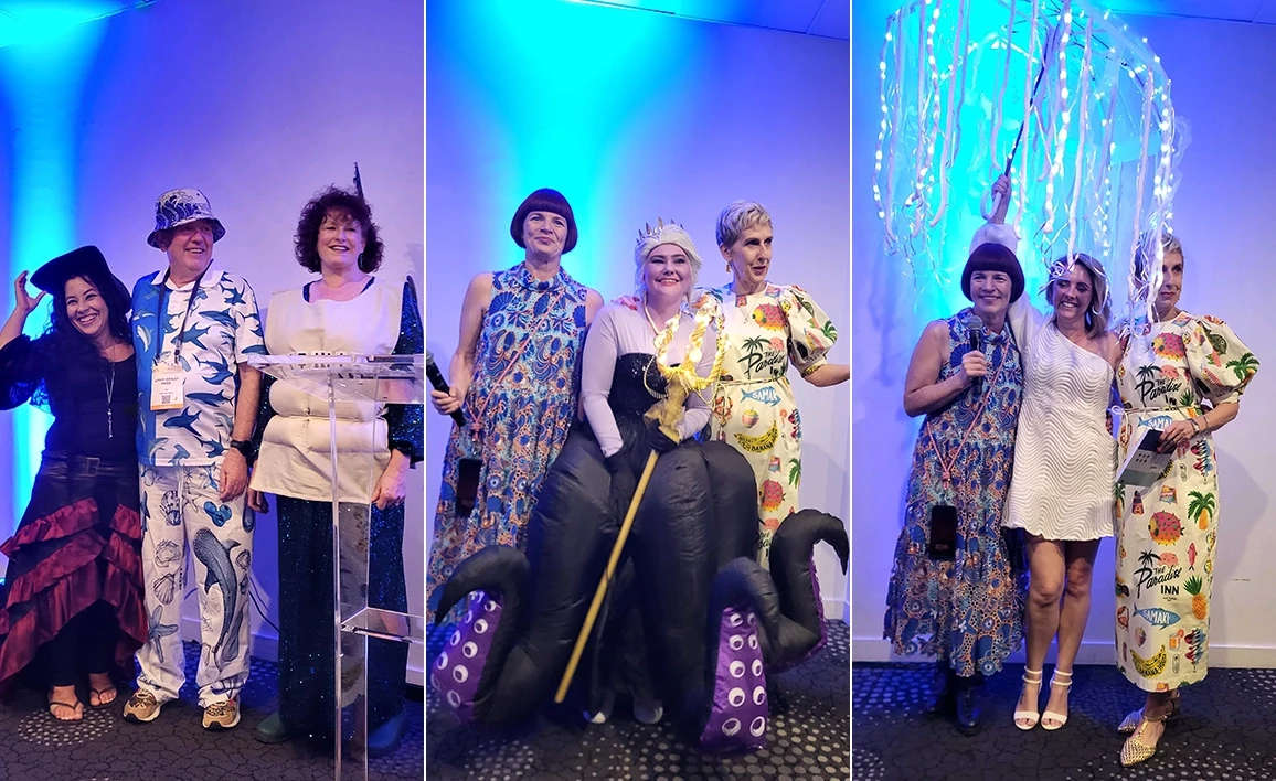 2026 CTN workshop dinner fancy dress winner for Secrets of the Sea conference dinner