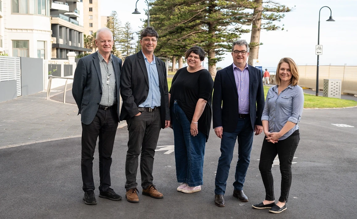 Prof Philip Peyton, Prof Dave Story, Hannah Cozens, Prof Tomas Corcoran, Natasha Brice