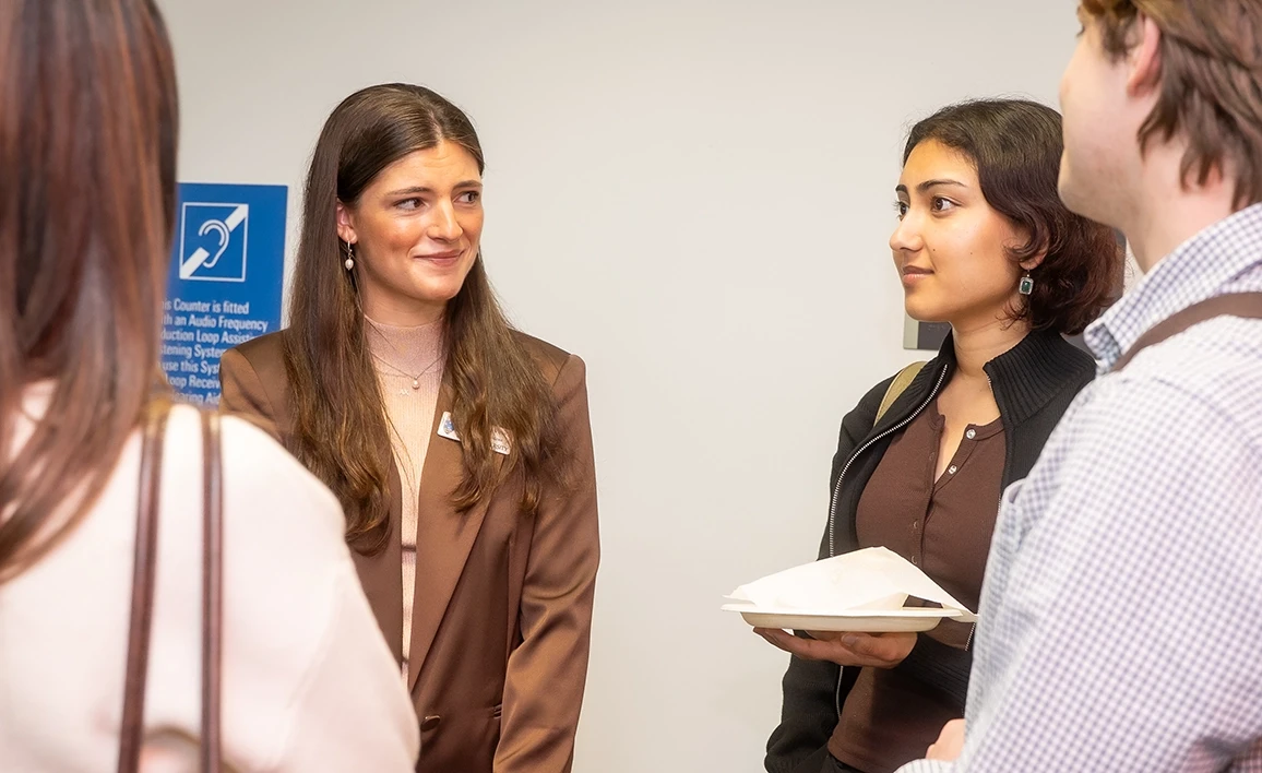 Medical students networking at the CTN and Gold Coast University Hospital multicentre research meeting 