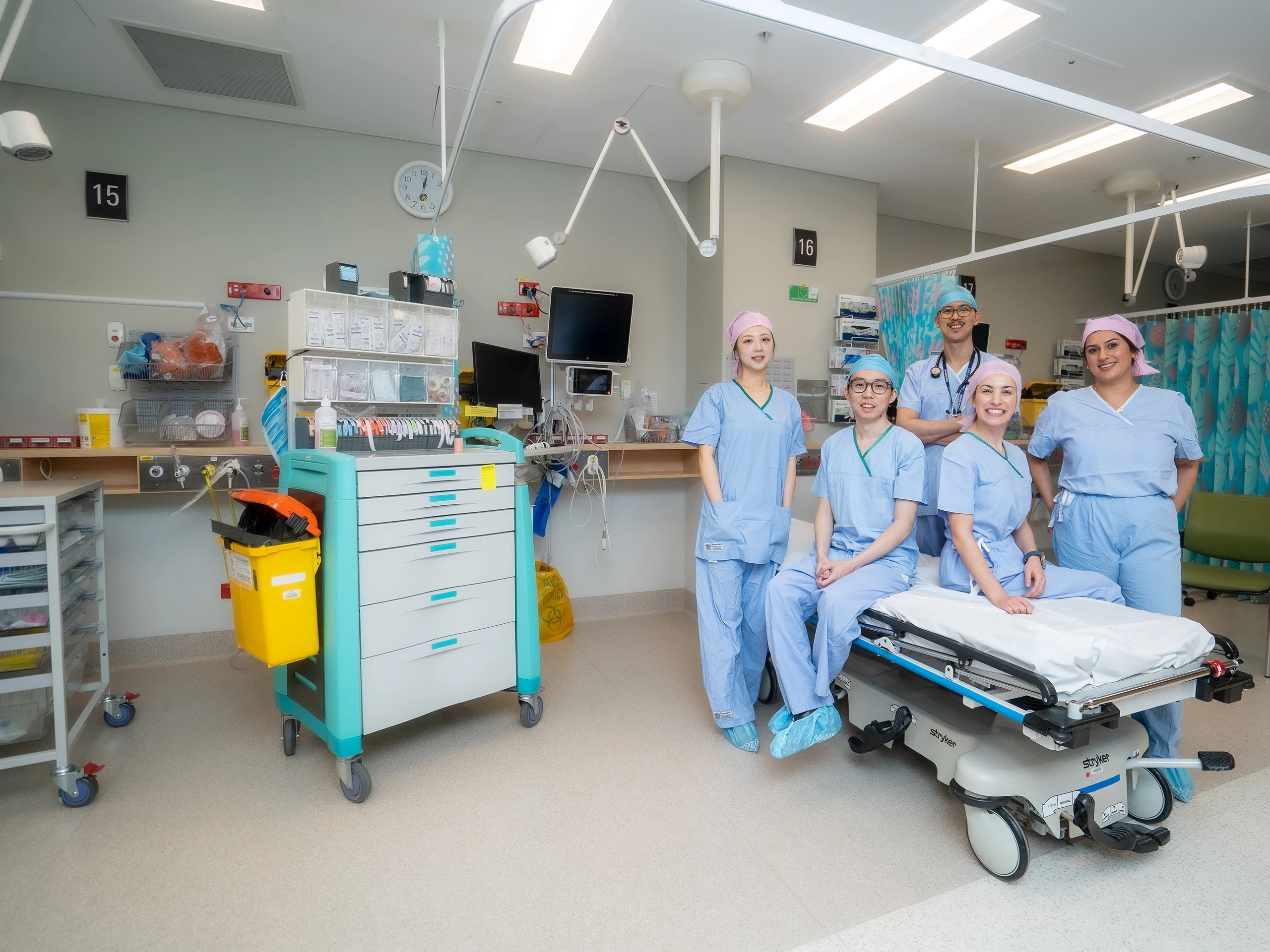 Junior researchers at Gold Coast University Hospital for the CTN satellite meeting