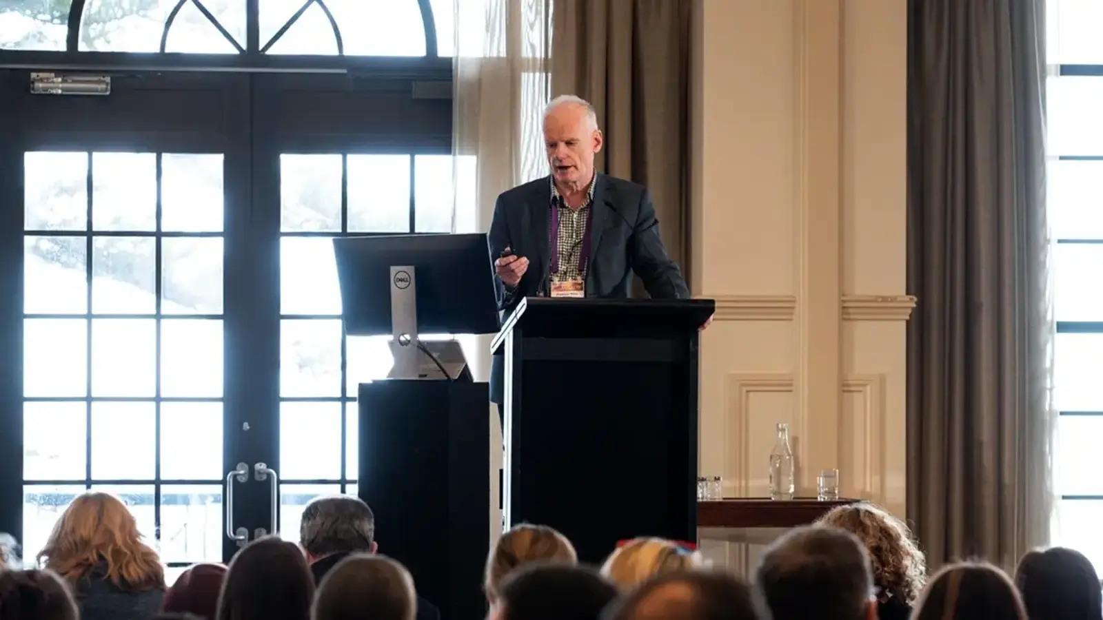 Philip Peyton presenting at the 2025 CTN workshop in Glenelg, SA