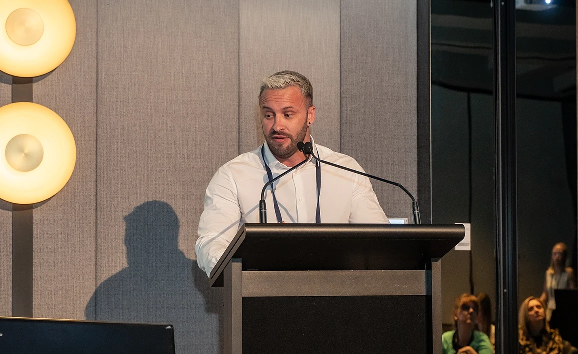 Dr Shane Galgey presenting at the 2026 CTN workshop