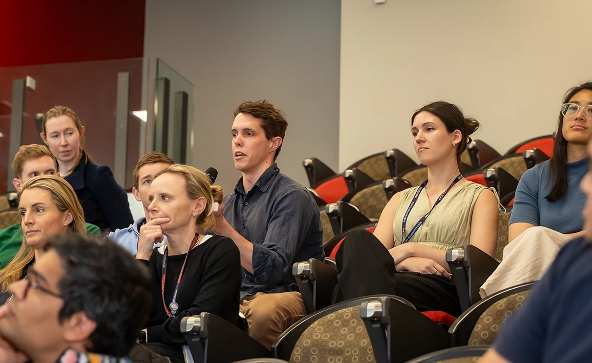 Audience at the CTN and Gold Coast University Hospital multicentre research meeting 