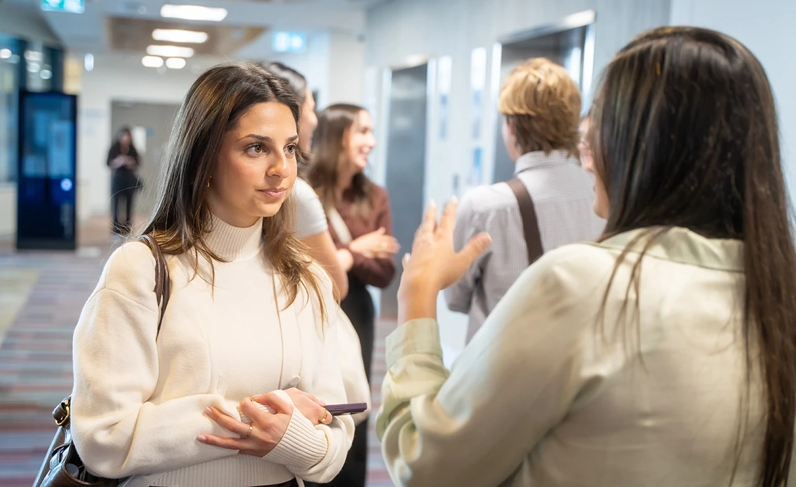 Medical students networking at the CTN and Gold Coast University Hospital multicentre research meeting 