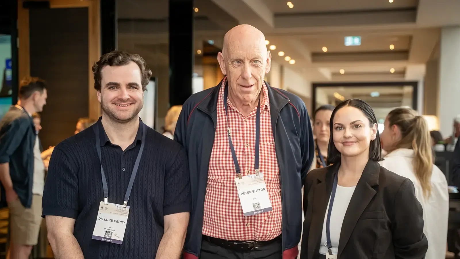 Dr Luke Perry, Peter Button and Paige Druce at the 2026 CTN workshop