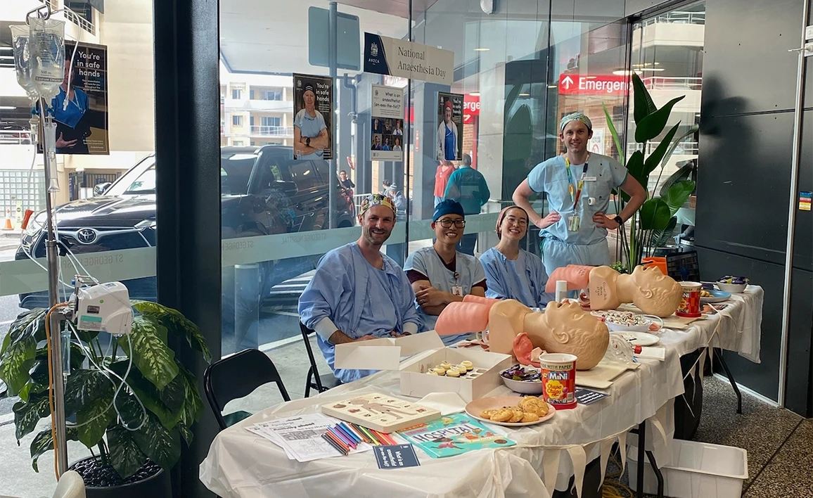 ANZCA National Anaesthesia Day 2024 celebrations at St George's Hospital Sydney