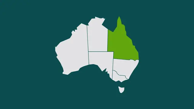 Graphic image of Queensland