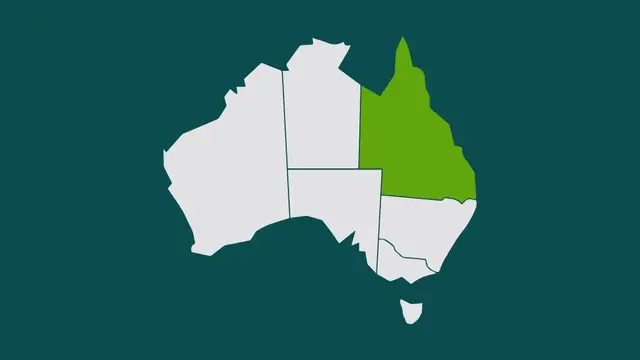 Graphic image of Queensland