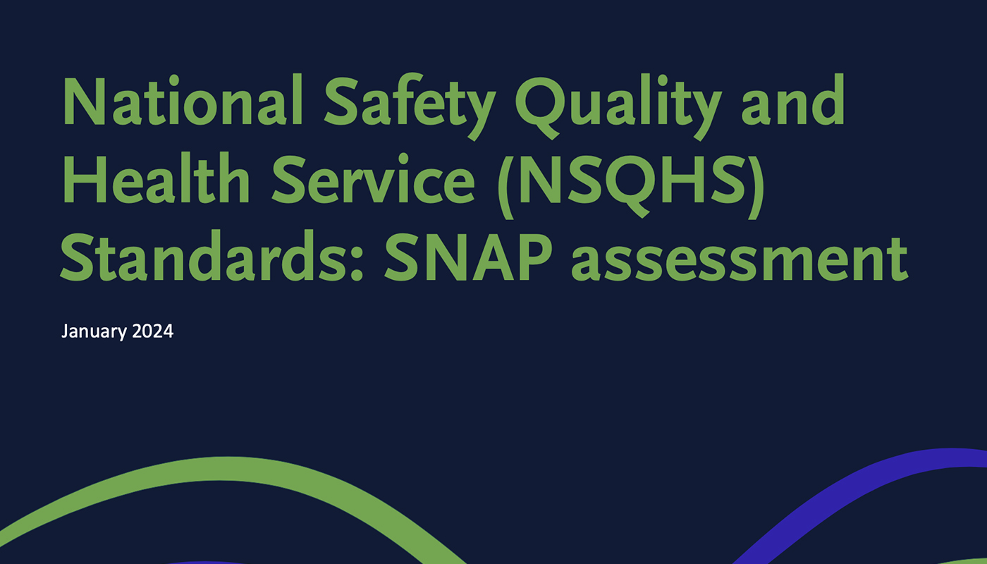 NSQHS SNAP Assessment