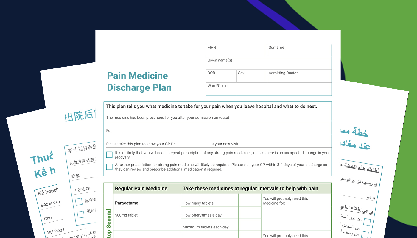 Pain Medicine Discharge Plans Image